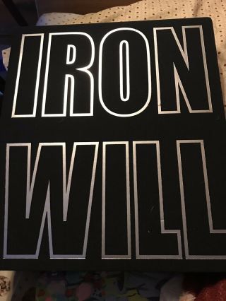 Iron Will Signed Book Set.  Autographed By Author Rare Out Of Print