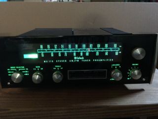 Vintage Mcintosh Mx113 Stereo Preamplifier/am And Fm Tuner