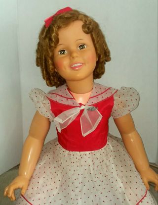 Vintage Shirley Temple Playpal 36 " Doll Ideal 1960