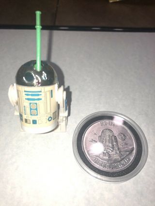 Vintage Star Wars R2 - D2 With Pop Up Lightsaber Last 17 Potf Complete 1984