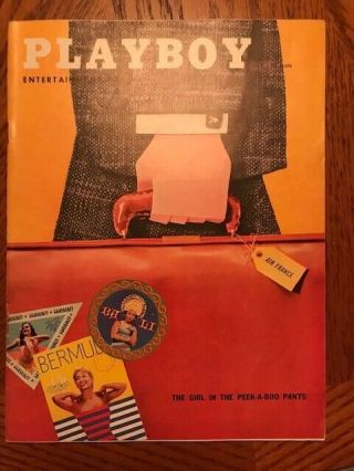 1956 Vintage Playboy Magazines,  Set of 5,  With Centerfolds Intact 2