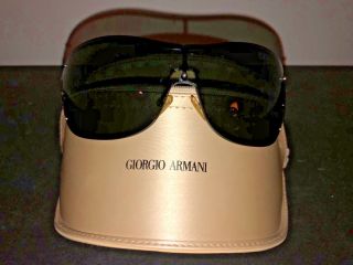 Authentic Vintage Giorgio Armani Sunglasses W/ Case And Bag