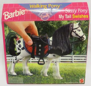1997 Nrfb Mattel Barbie Riding Club " Sassy Pony " For Stacie Doll