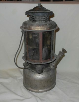 Vintage Antique Early Coleman Quick - Lite Lantern Mica Globe Date Code 5 - 12