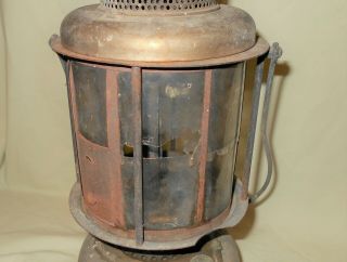 Vintage Antique Early Coleman Quick - lite Lantern Mica Globe Date Code 5 - 12 4