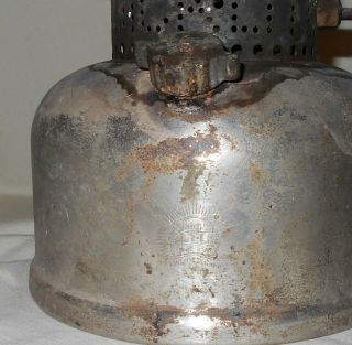 Vintage Antique Early Coleman Quick - lite Lantern Mica Globe Date Code 5 - 12 5