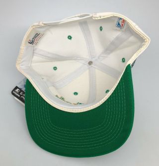 Vintage 90 ' s Boston Celtics Sports Specialties NBA Script Snapback Hat Cap 4