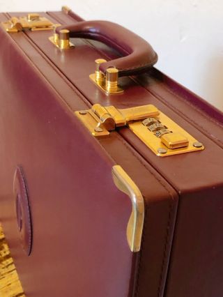 Vintage Cartier Leather Briefcase RRP$2289 Collector Bag Handbag Gift 2