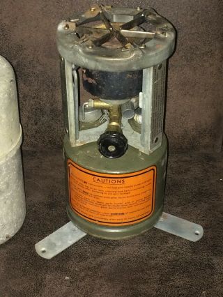 Vintage Military Coleman 520 Stove US 1945 COLEMAN US CM MFG CO 1945 ARMY ISSUE 2