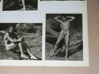 Unique and Rare Photographer ' s Model Card,  Male Nude,  WPG,  11x14 Gay Interest 4