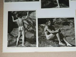 Unique and Rare Photographer ' s Model Card,  Male Nude,  WPG,  11x14 Gay Interest 5