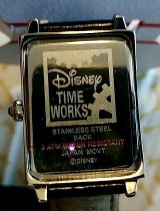 Disney Beautifull Vintage Clock Face Calander Mickey Mouse Watch.  in Tin 5