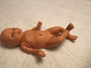 VTG Newborn Anatomically Correct Baby Boy Blue Eyes Doll 19 