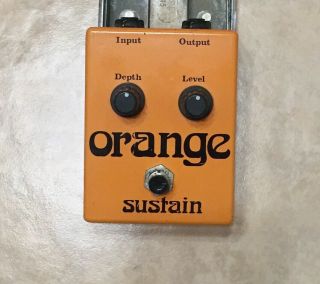 Orange Amp Sustain Pedal Rare Vintage