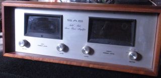 SAE MARK III Solid State Stereo VINTAGE Amplifier Box Walnut Case 2