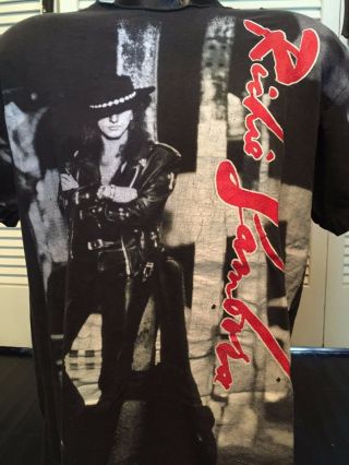 Vtg Richie Sambora Tour Shirt Sz Xl Ratt Rock Skid Poison Bon Jovi Def Halen Kix