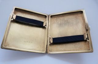 1925 - DUDLEY RUSSELL HOWITT - SOLID SILVER - CIGARETTE CASE - 91.  5 grams 4