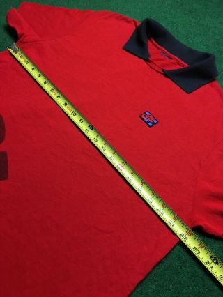 Vintage 80 ' s Nike John Mcenroe Blue checkered Tag polo tennis T shirt S/m Rare 4