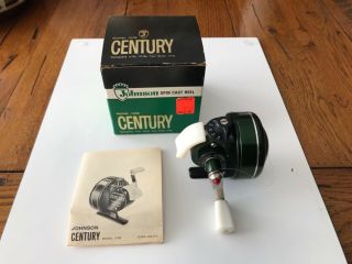 Vintage Johnson Century Model 100b Spin Cast Reel