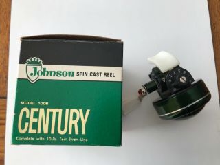 Vintage Johnson Century Model 100B Spin cast Reel 6