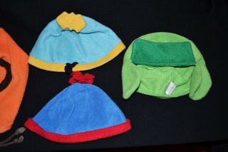 South Park Fleece Hats Set Comedy Central Vintage 1999 Rare 4