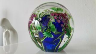 Vintage Vandermark Studio Art Glass Paperweight Signed 2