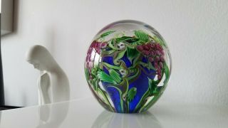 Vintage Vandermark Studio Art Glass Paperweight Signed 3