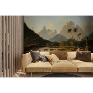 Wall Mural Sticker Watercolor Paradise Vintage Removable Wallpaper Decal