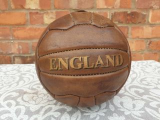 Vintage 18 Panel Leather Football England