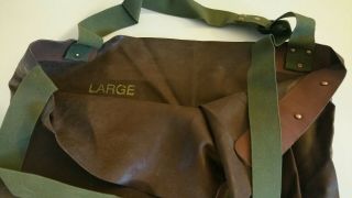 Vintage - Seal Dri - Pure Rubber latex Fishing Waders - NOS 4