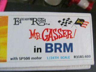 NOS VERY RARE 1964 REVELL ED ROTH MR GASSER IN BRM W/SP - 500 MOTOR 5