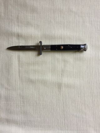 Rizzuto Estileto Milano Switch Blade Knife Vintage Black 11