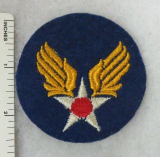 Ww2 Vintage Us Army Air Force Shoulder Patch In Felt