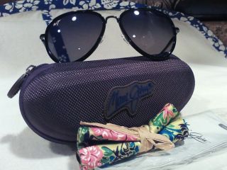 Maui Jim " Honomanu " 260 - 02d Black/gray,  In Case,  Rare Style