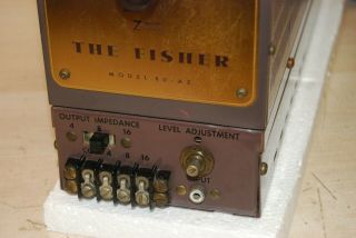 Vintage FISHER 80 AZ Mono Tube Power Amplifier -, 3