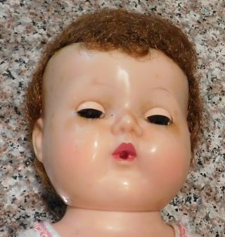 Vintage 1950 ' s American Character Tiny Tears Drink & Wet Baby Doll with 3