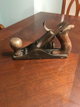 Vintage Stanley Bailey No.  2 Wood Plane 3