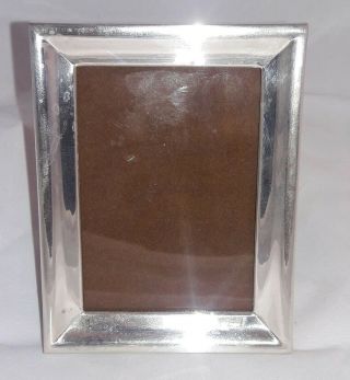 Mid Century Hecho En Mexico Sterling Silver Photo Picture Frame