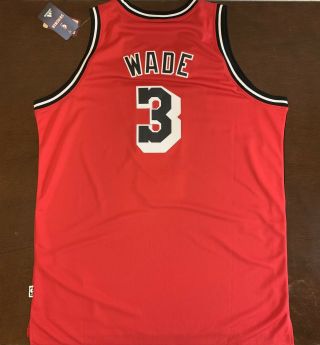 Rare Adidas HWC NBA Miami Heat Dwayne Wade Basketball Jersey 2