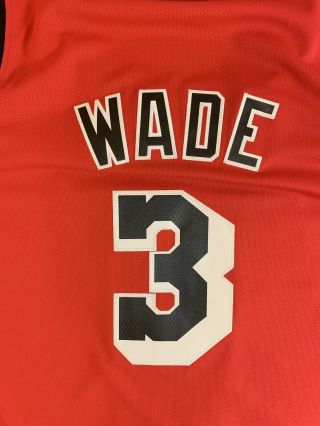 Rare Adidas HWC NBA Miami Heat Dwayne Wade Basketball Jersey 4