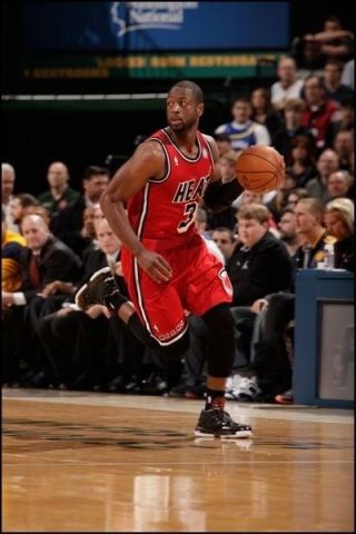 Rare Adidas HWC NBA Miami Heat Dwayne Wade Basketball Jersey 9