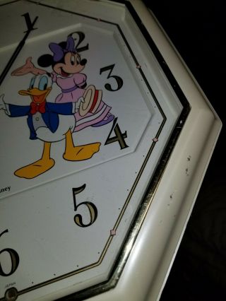 Vintage DISNEY Mickey & Co.  SEIKO Animated Singing Character Wall Clock 4