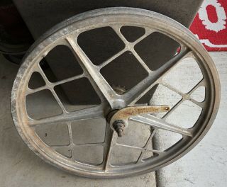 Vintage Bmx Mongoose Motomag Ii 2 Rear Wheel Mag Rim