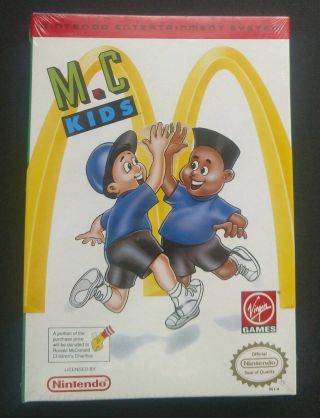 Mc Kids Mcdonalds Video Game - Vintage Nes Nintendo Game Factory