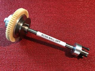 Vintage Associated Rc300 Complete Ball Diff Assembly W/63t Gear 2850.  Rare