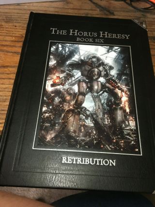 Warhammer 30k Horus Heresy Book Six 6 Vi Retribution Oop Rare Forge World 40k