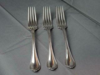 3 Towle Sterling Silver Paul Revere Dinner Forks No Monogram