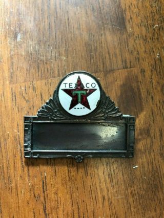 Vintage Texaco Gasoline Gas Station Attendant Badge