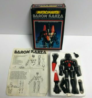 Vintage 1977 Mego Micronauts Baron Karza Action Figure