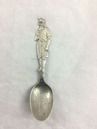 Ssmc Sterling Silver Manufacturing Co.  Miner Prospector Pittsburg Pa Spoon